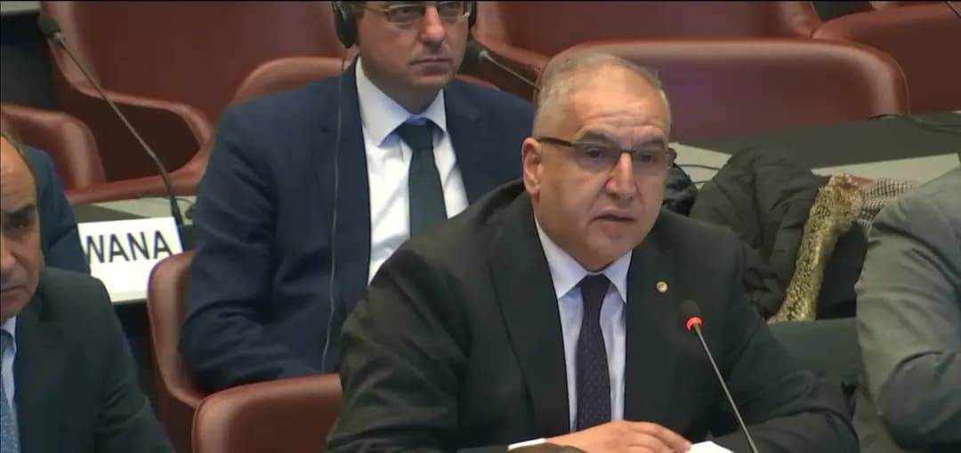 Le Secrétaire général du ministère des Affaires étrangères, de la Communauté nationale à l'étranger et des Affaires africaines, M. Lounès Magramane