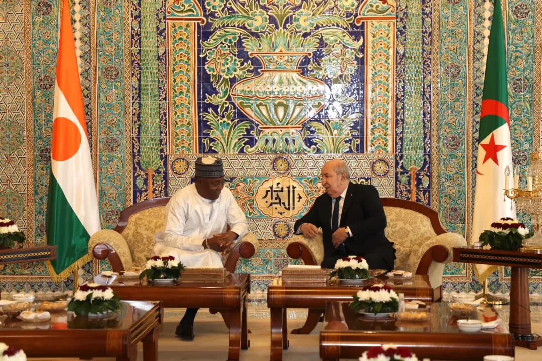 Le président de la République s'entretient avec le président du Niger
