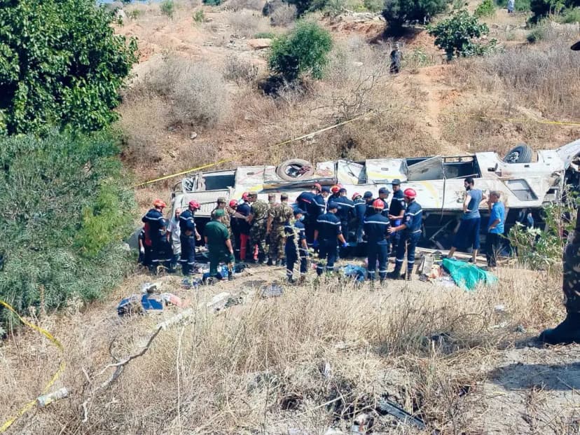 Accident d'autobus à Boumerdès 