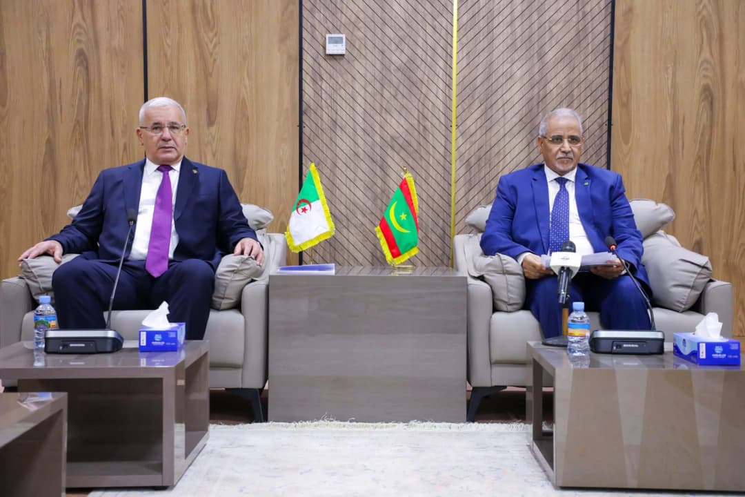 Boughali reçu à Nouakchott par le président de l'Assemblée nationale mauritanienne