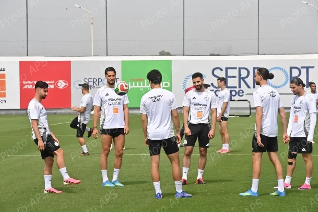 Dernier entraînement des Verts à Sidi Moussa avant le départ pour les Etats-Unis