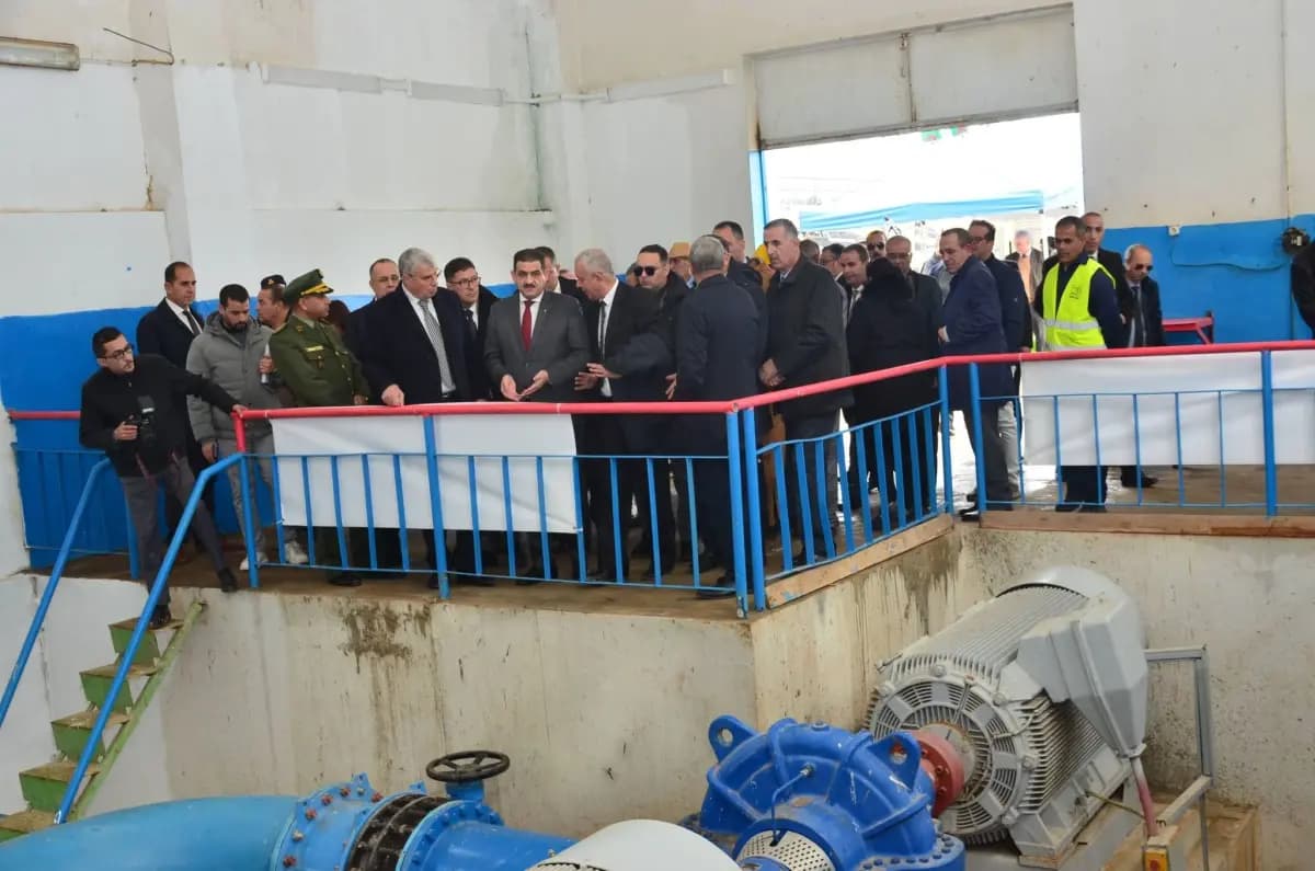 Guelma : "fin février 2026", dernier délai pour la réception du projet de raccordement de 9 communes à la station de dessalement d’eau de mer 