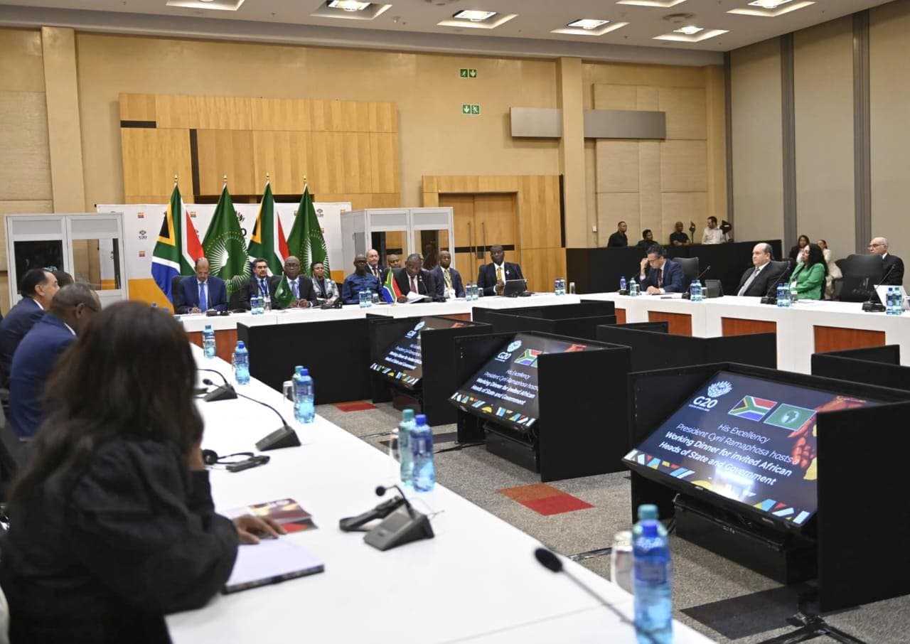 Le Premier ministre participe à Johannesburg à une réunion de concertation à la veille du G20 