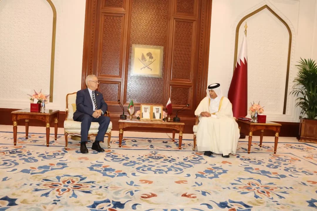 Nasri tient une rencontre avec le président du Conseil de la Choura qatari