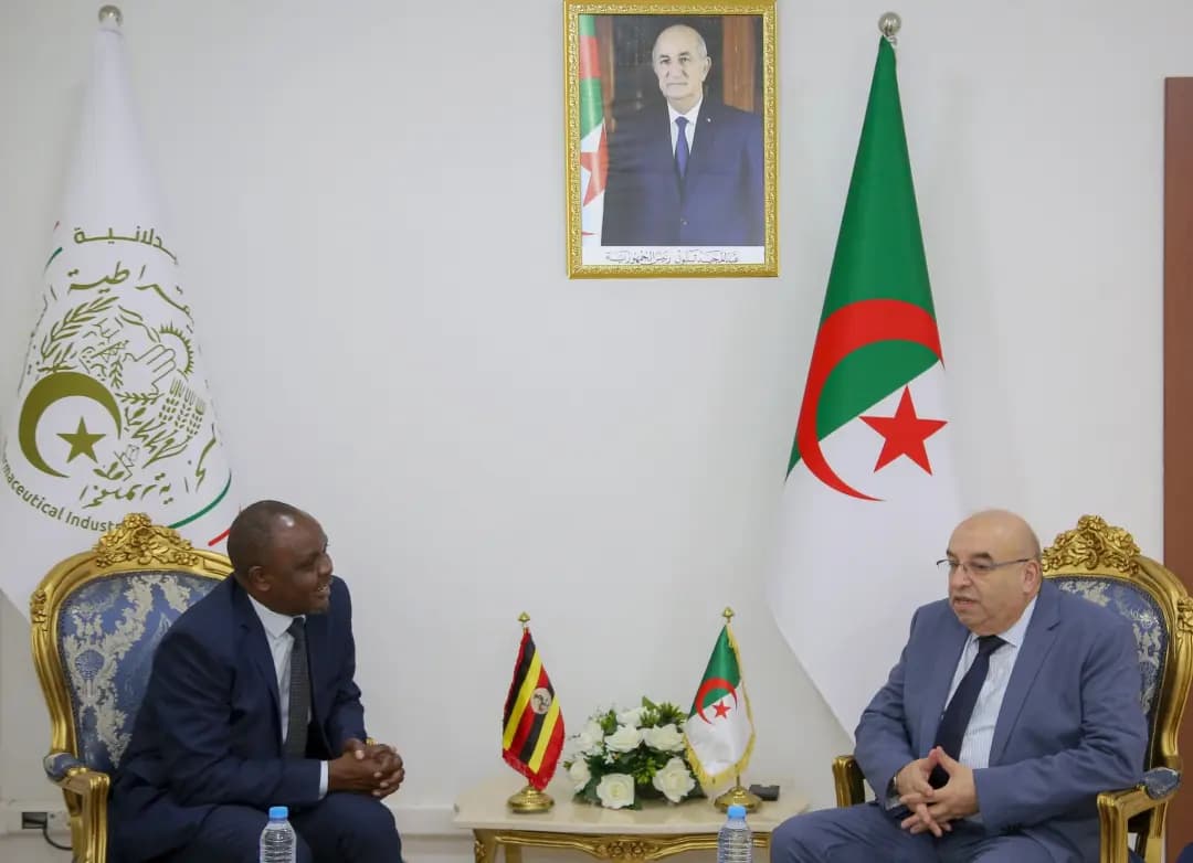 Kouidri examine les opportunités de coopération bilatérale avec l'ambassadeur d'Ouganda