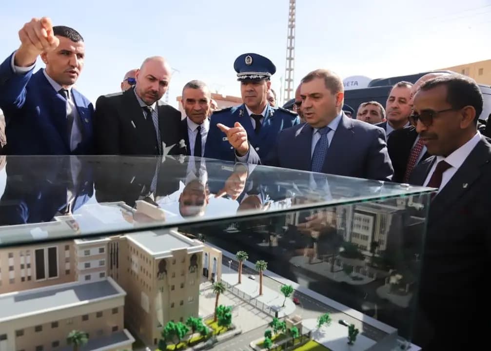 Le ministre de la Justice pose la 1ère pierre du projet de réalisation du siège de la cour de justice d’Ouled Djellal