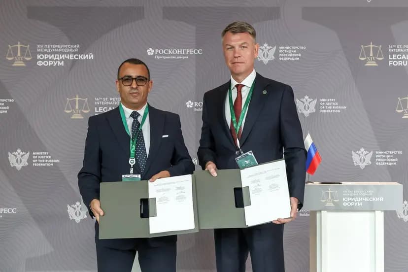 La Chambre nationale des huissiers de justice prend part en Russie au 14e Forum international de Saint-Pétersbourg