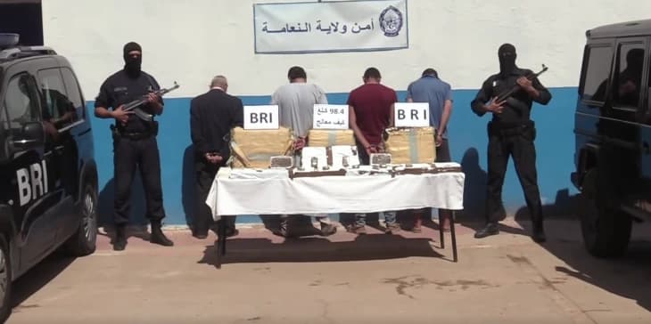 Saisie de près d'un quintal de kif traité en provenance du Maroc