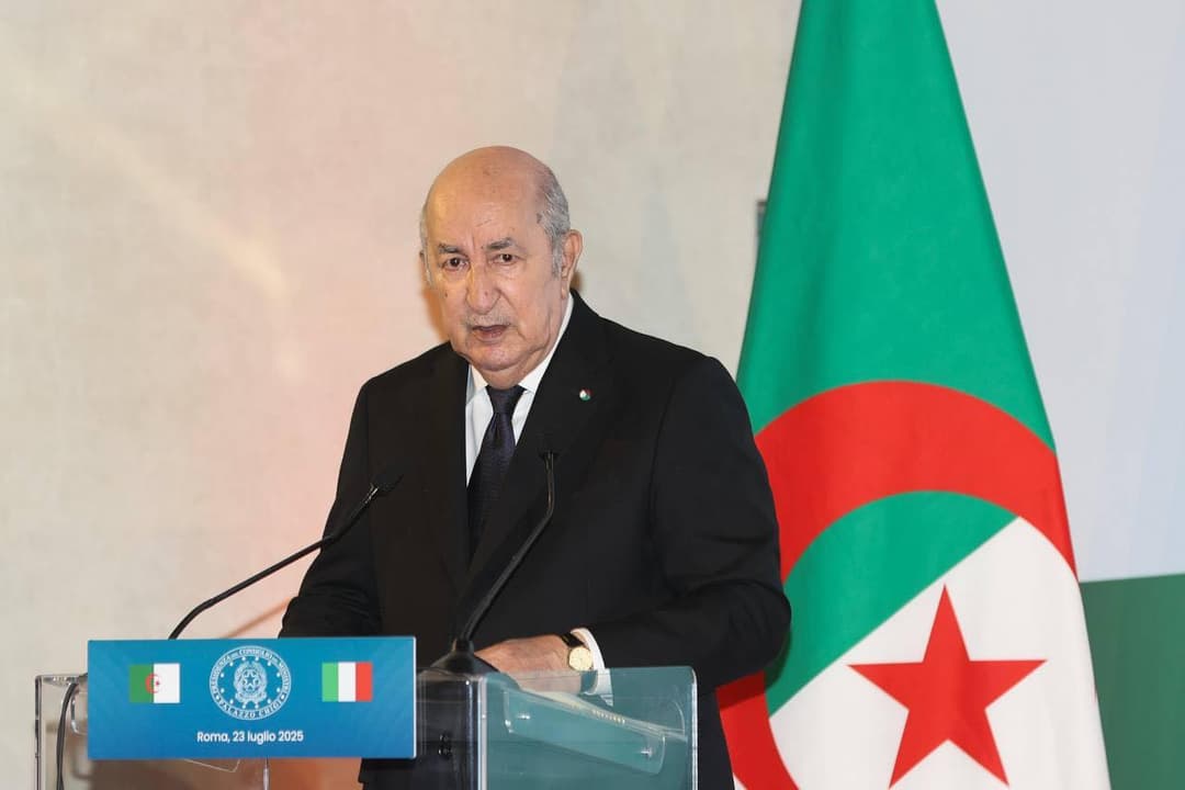Déclaration du président de la République Abdelmadjid Tebboune lors de la clôture des travaux du Forum d'affaires algéro-italien.