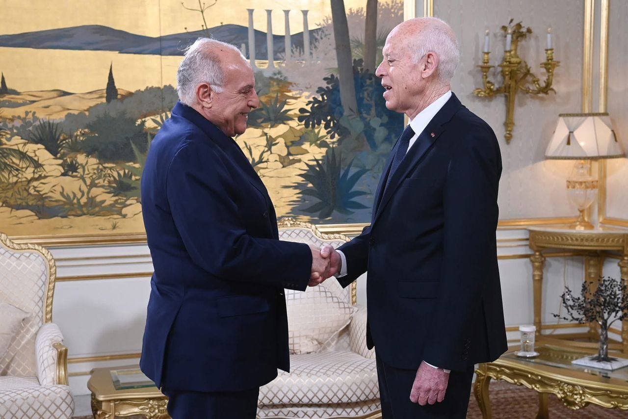 M. Attaf reçu par le président tunisien Kaïs Saïed