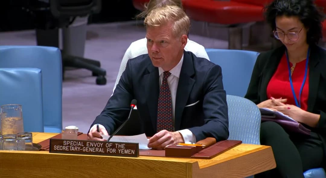 L'envoyé spécial des Nations unies pour le Yémen, Hans Grundberg