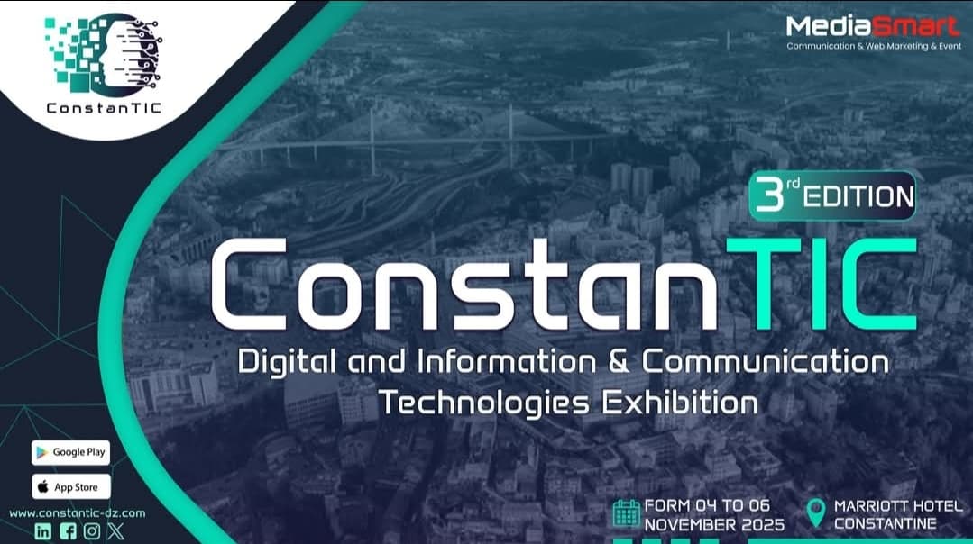 Constantine : le 3ème salon international du digital et TIC le 4 novembre prochain 