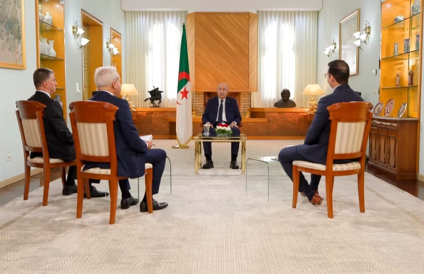 Entrevue du Président de la République avec les médias