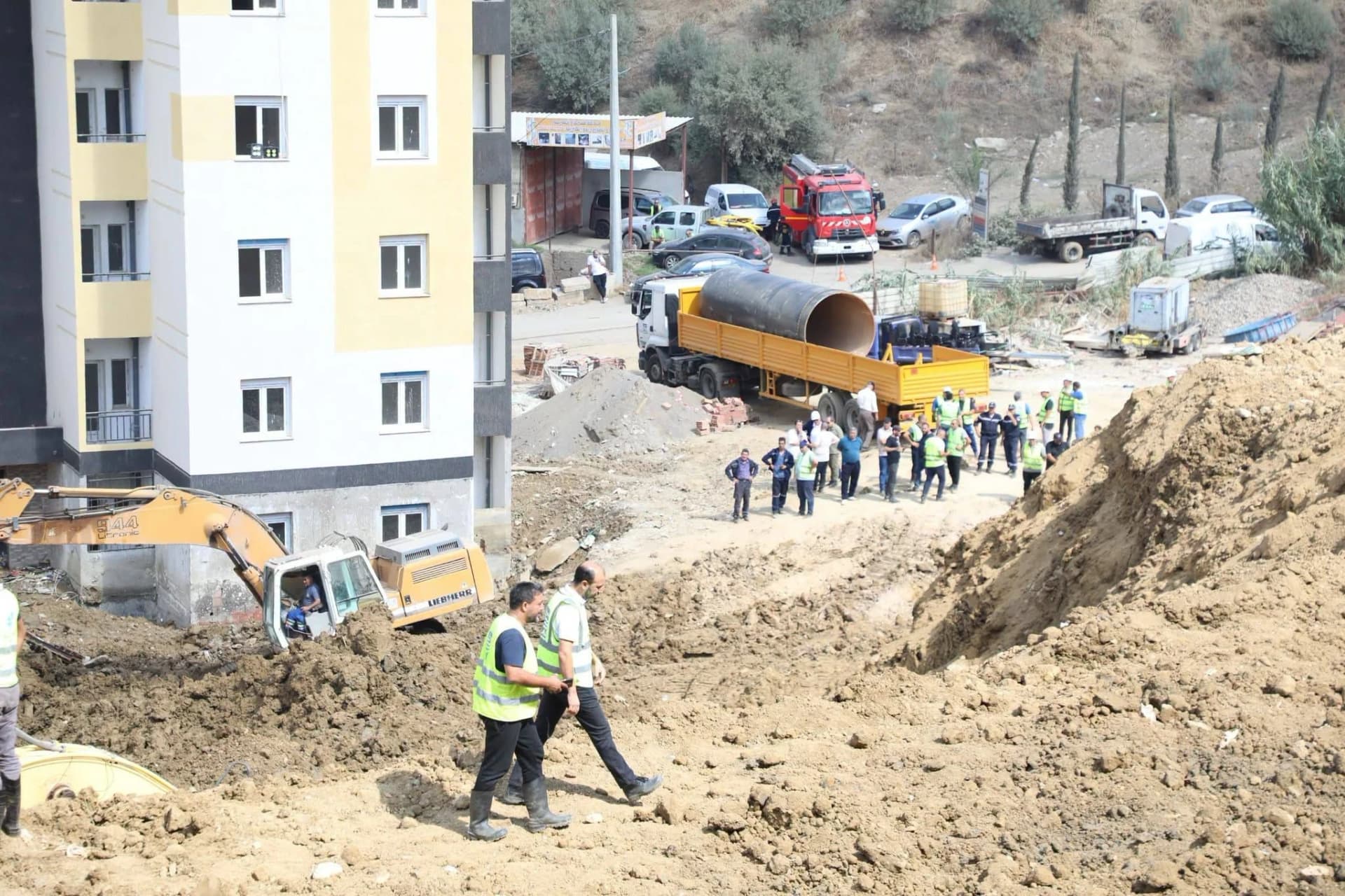  Mobilisation de tous les moyens pour réparer la panne sur les conduites principales à Boudouaou