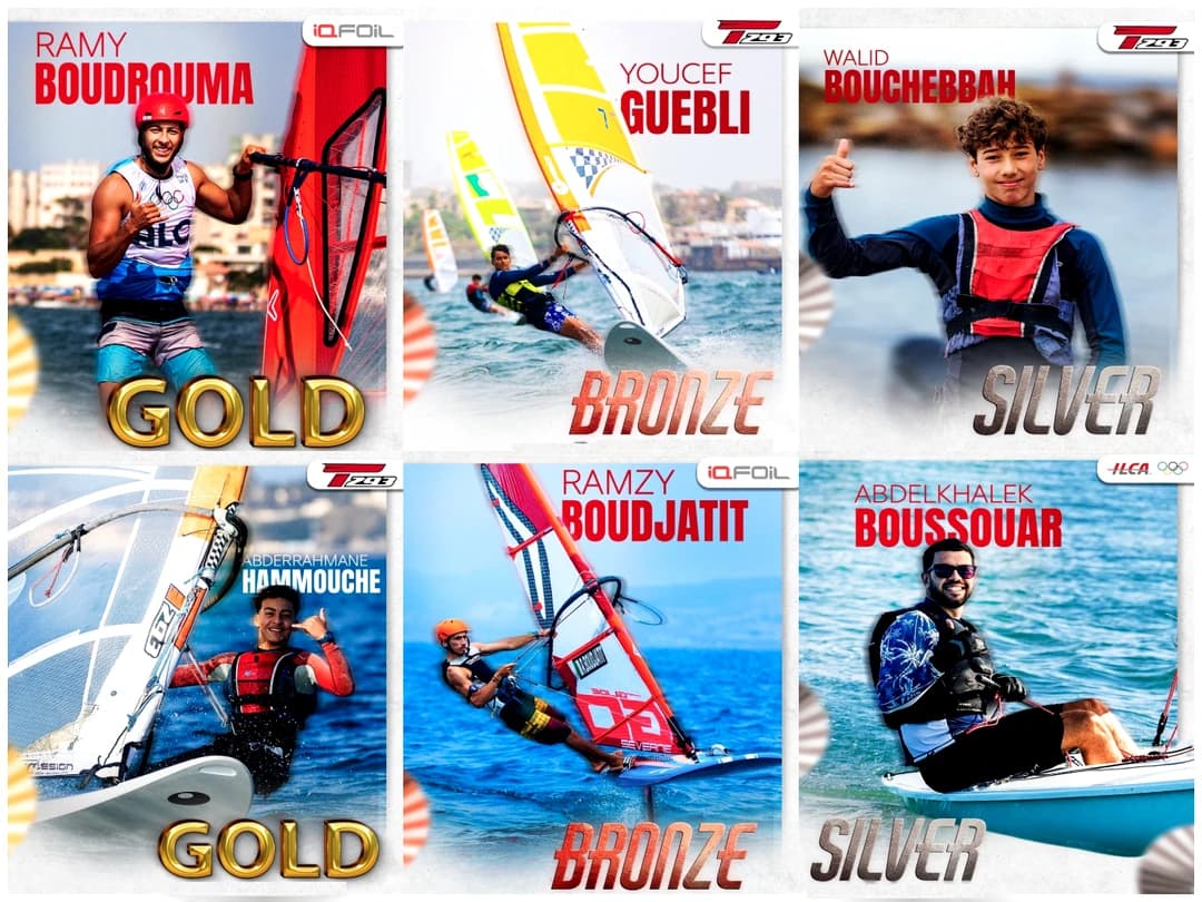 Voile/Championnats arabes 2026 : Six médailles pour l'Algérie, dont deux en or 