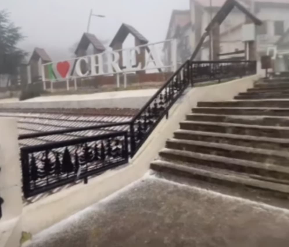 Premières chutes de neige sur les hauteurs de Chréa