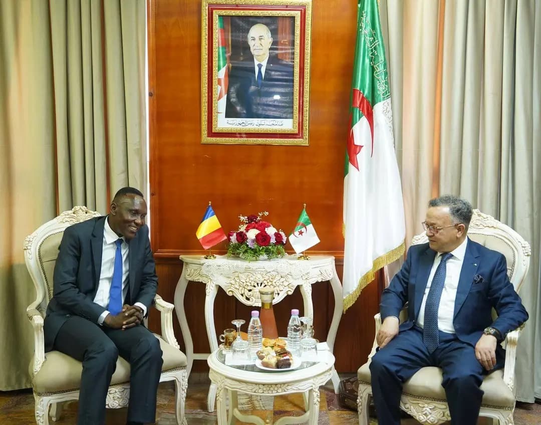 Baddari reçoit son homologue tchadien