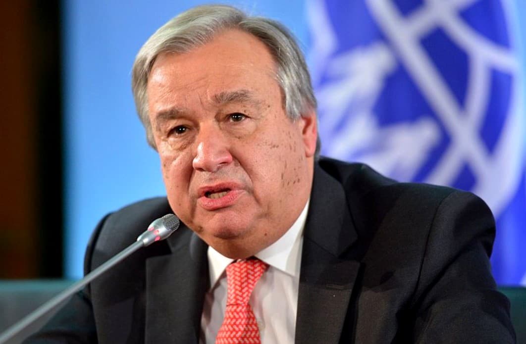 Le secrétaire général des Nations Unies, Antonio Guterres