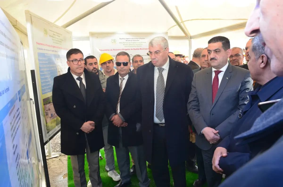 Guelma : "fin février 2026", dernier délai pour la réception du projet de raccordement de 9 communes à la station de dessalement d’eau de mer 