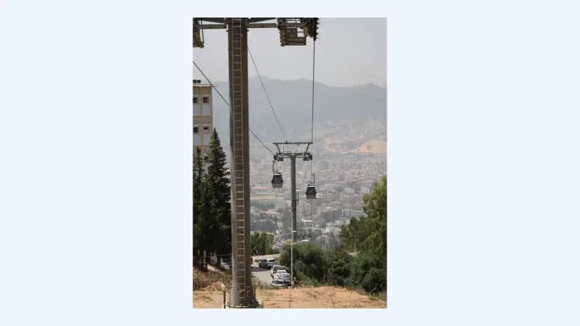 Tizi-Ouzou: mise en service du 2e tronçon du téléphérique au chef-lieu de wilaya