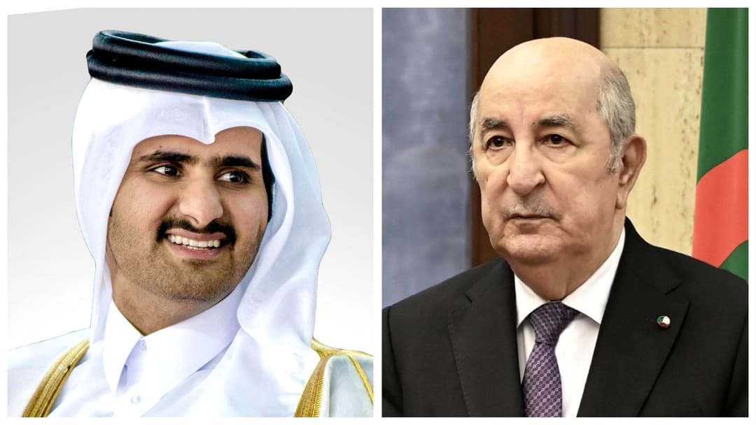 Le président de la République reçoit les vœux du vice-Emir de l'Etat du Qatar