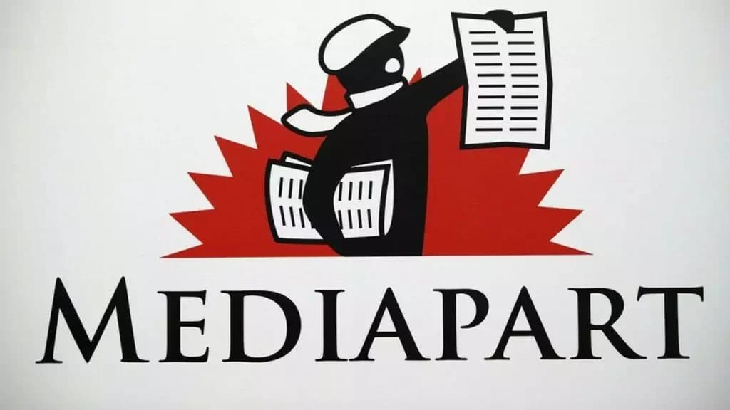 Logo du quotidien français "Mediapart".