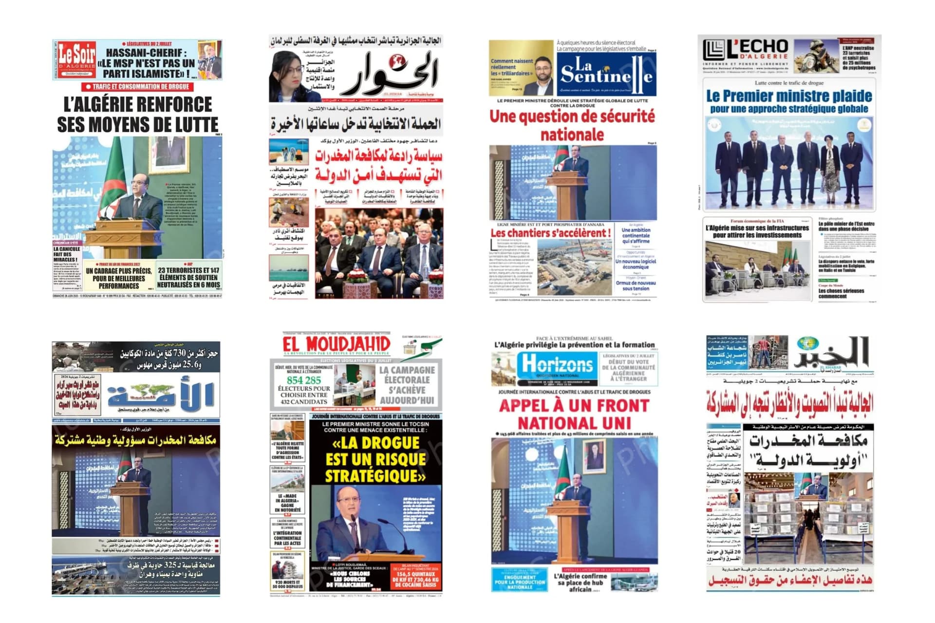 Le début du vote de la communauté nationale à l'étranger largement relayé par la presse nationale