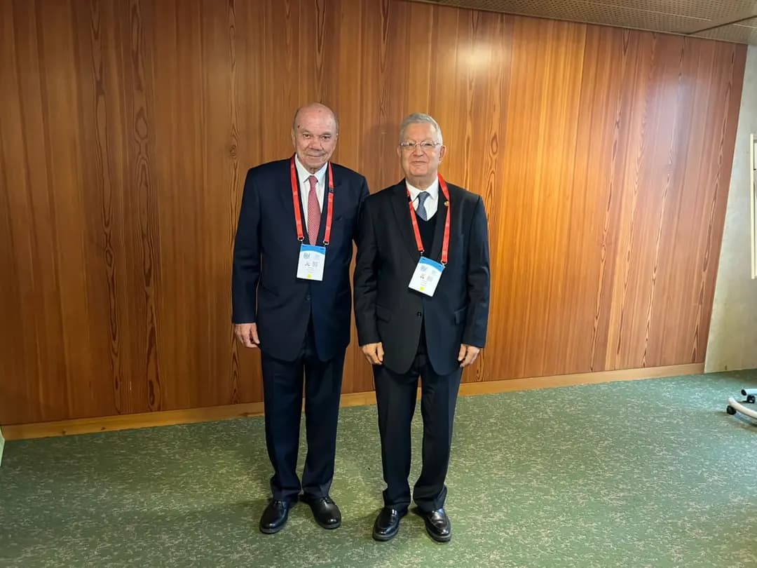 151e Assemblée de l'UIP:  Nasri rencontre à Genève le président du Sénat jordanien 