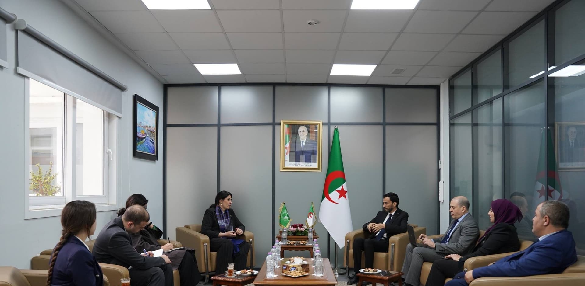 Ouadah examine avec la vice-présidente de la Commission de l'UA le renforcement de la coopération au niveau continental