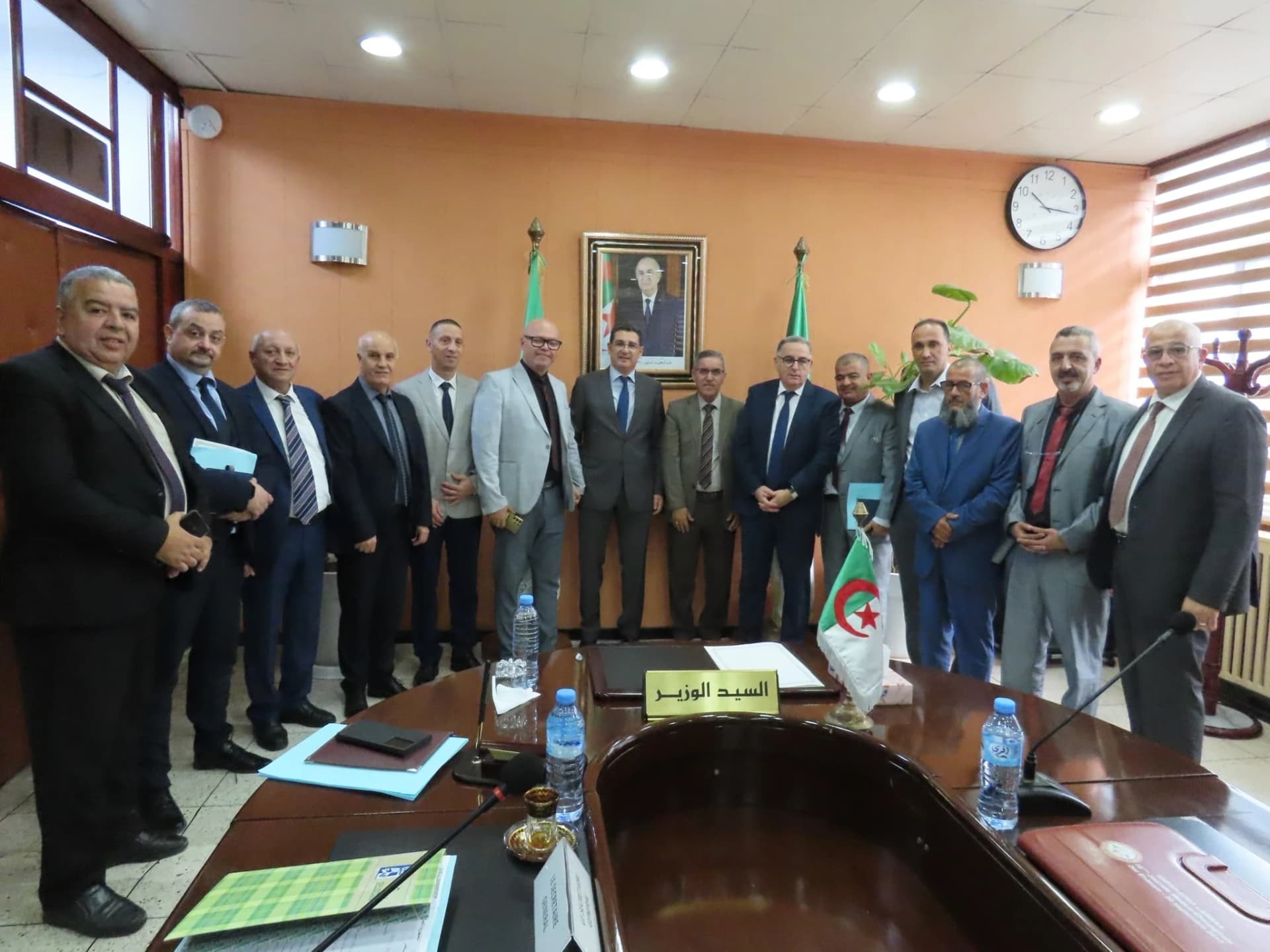 Ait Messaoudene reçoit les membres de la FNTS 