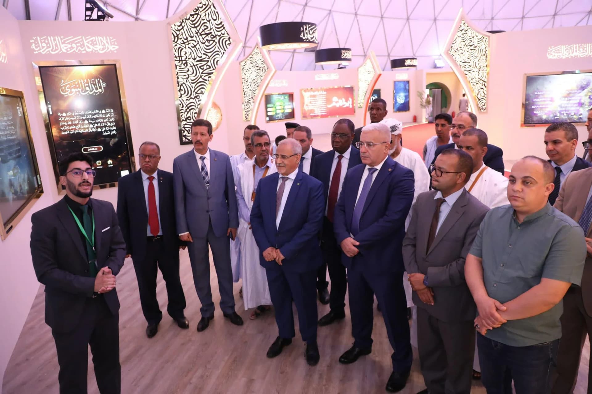 Boughali visite le musée de la Sira du prophète à Nouakchott