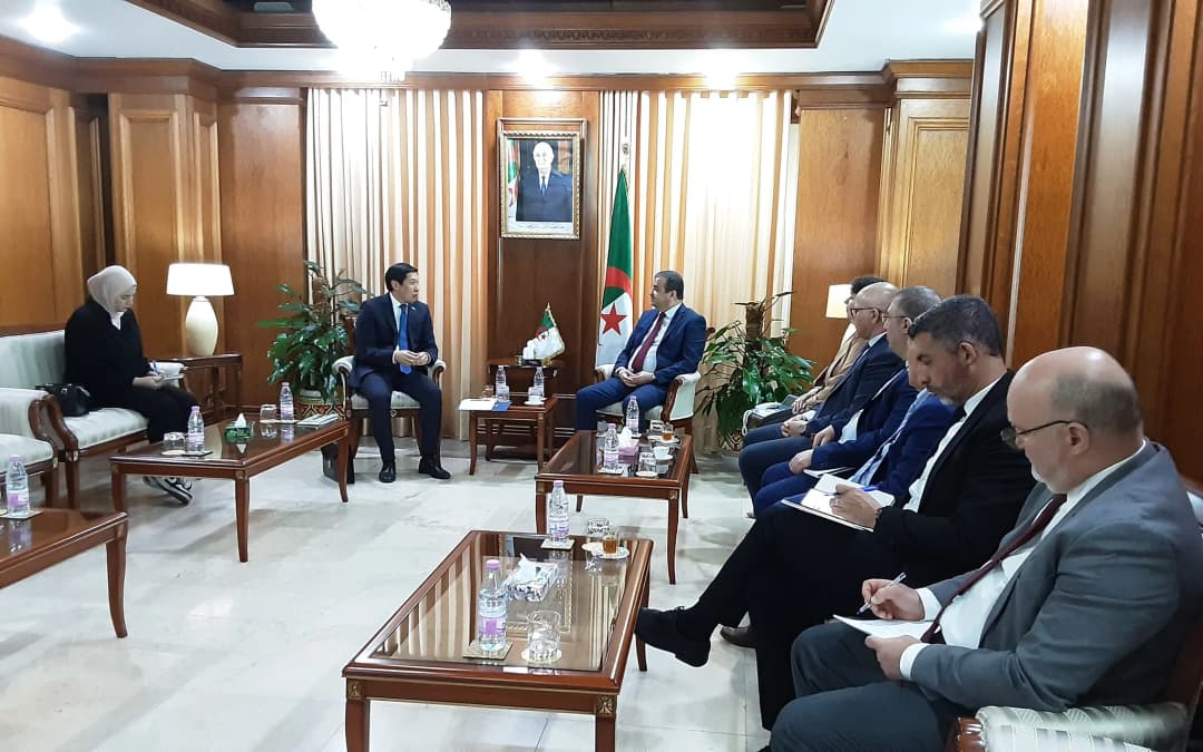 Le ministre d'Etat, ministre de l'Energie Mohamed Arkab examine avec l'ambassadeur du Kazakhstan les moyens de renforcer la coopération bilatérale.
