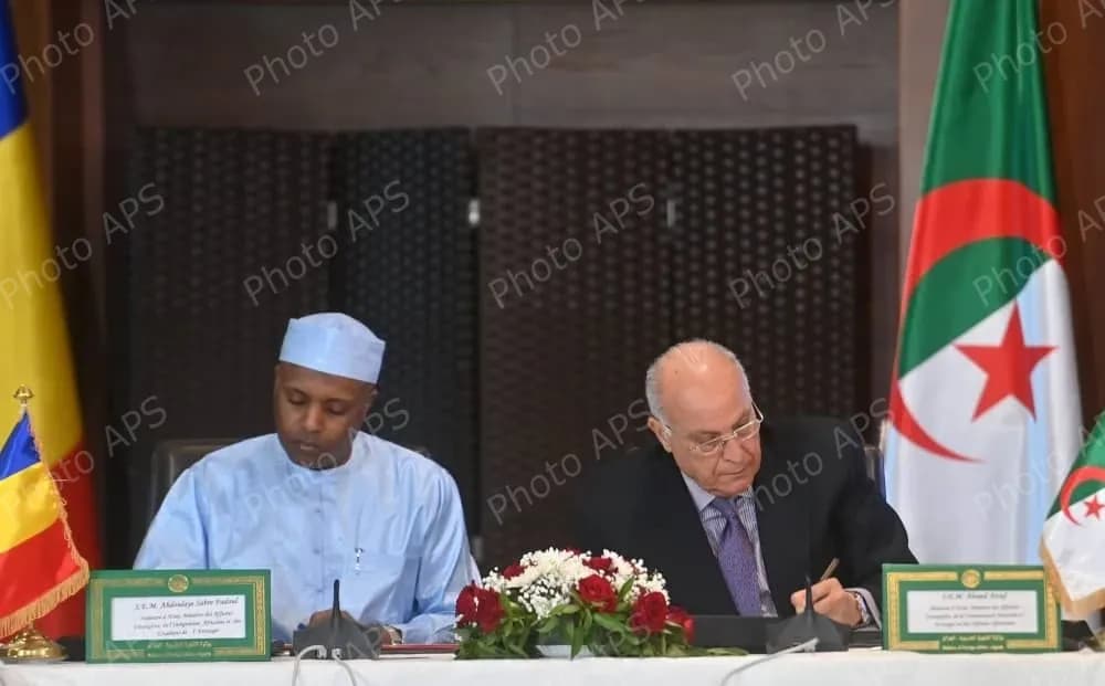 Algérie-Tchad : clôture des travaux de la Commission gouvernementale mixte par la signature du procès-verbal de la 4e session