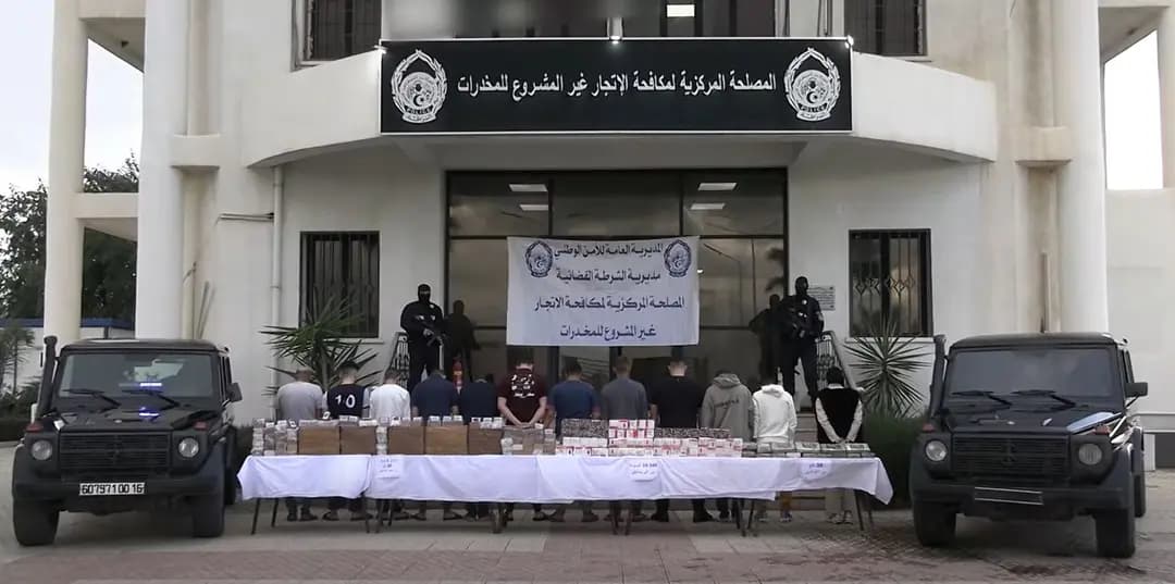 Démantèlement de trois réseaux criminels et saisie d'une importante quantité de kif traité et de cocaïne