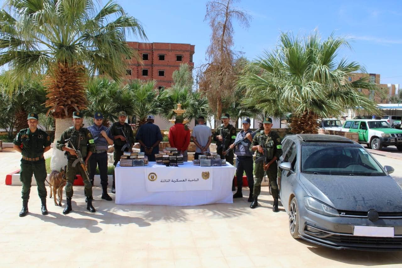 Béchar: mise en échec d'une tentative de contrebande de près de 70 kg de cocaïne