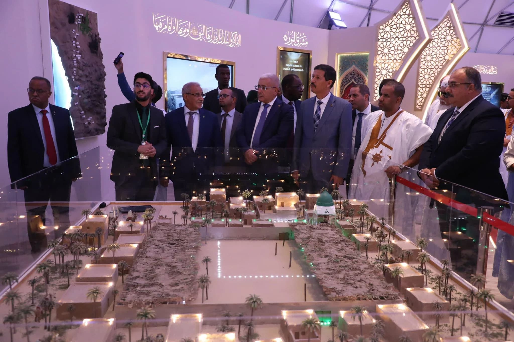 Boughali visite le musée de la Sira du prophète à Nouakchott