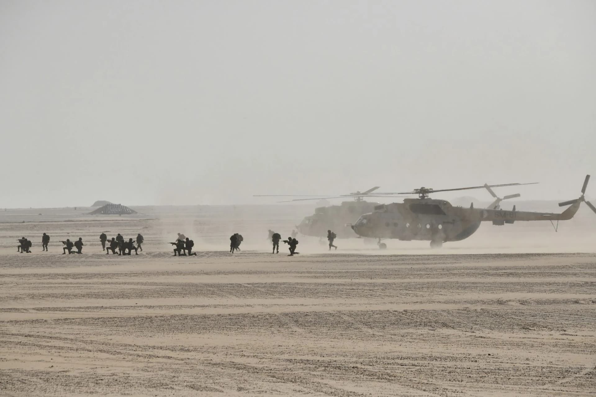 Le Général d'Armée Chanegriha supervise à In Guezzam l'exécution d'un exercice tactique avec munitions réelles