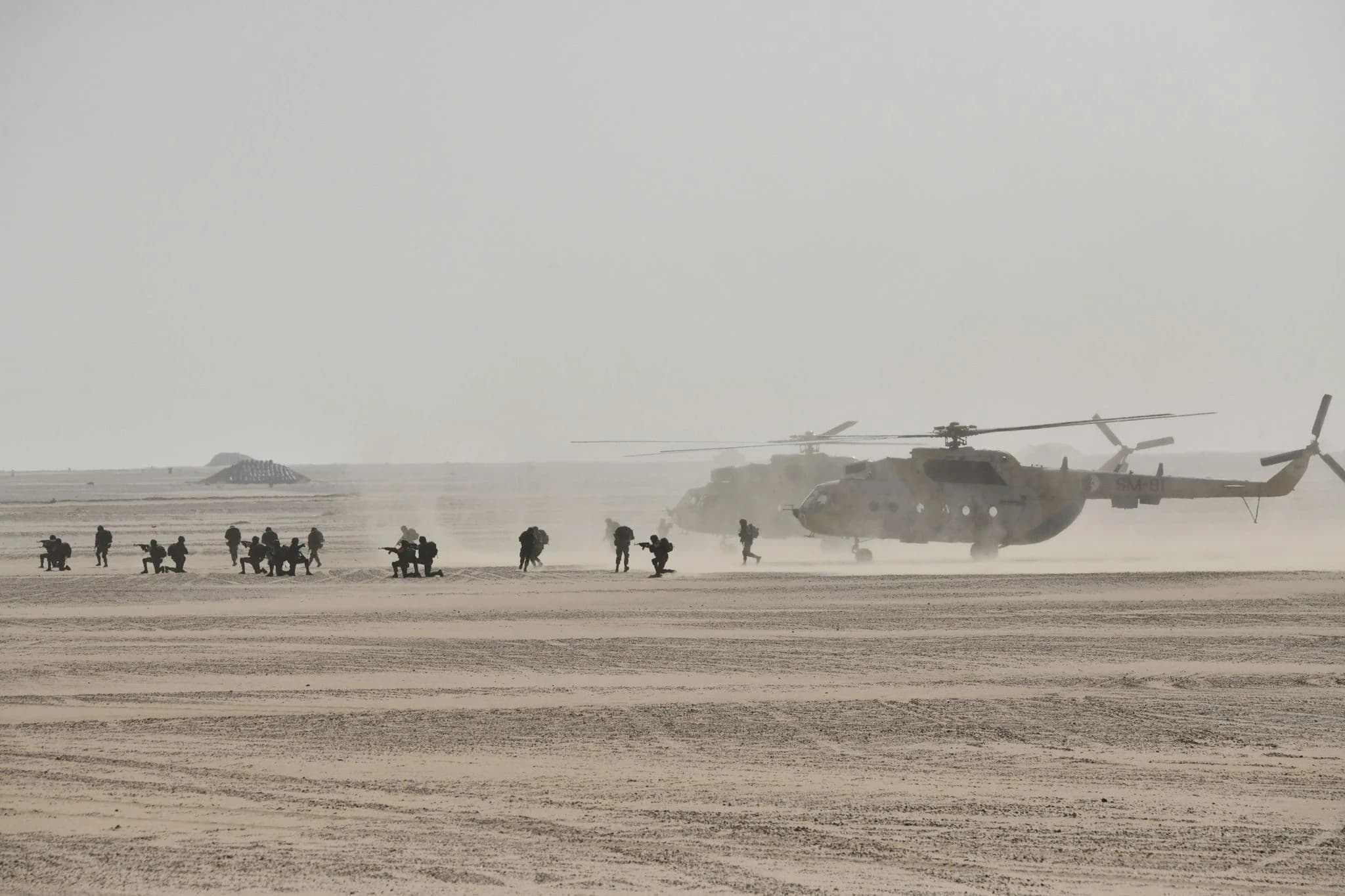 Le Général d'Armée Chanegriha supervise à In Guezzam l'exécution d'un exercice tactique avec munitions réelles
