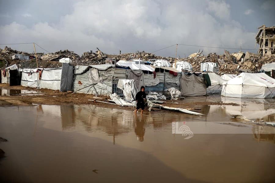 Intempéries à Ghaza 