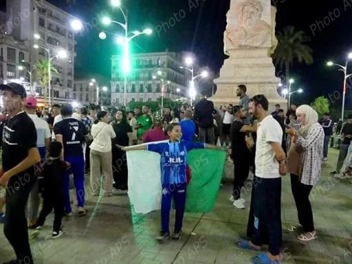 Oran fête la qualification des Verts