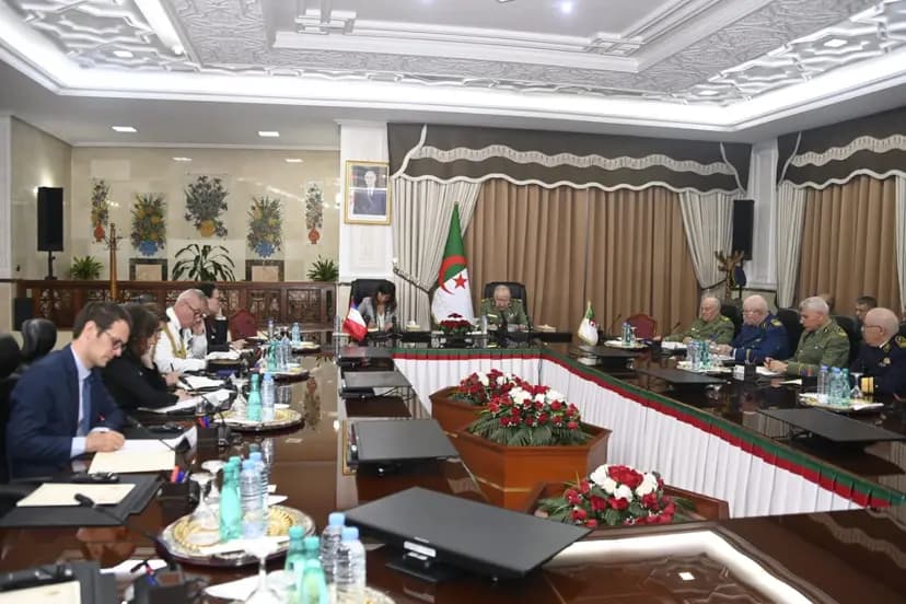 Le Général d'Armée Saïd Chanegriha reçoit la ministre déléguée auprès de la ministre des Armées françaises et des Anciens combattants