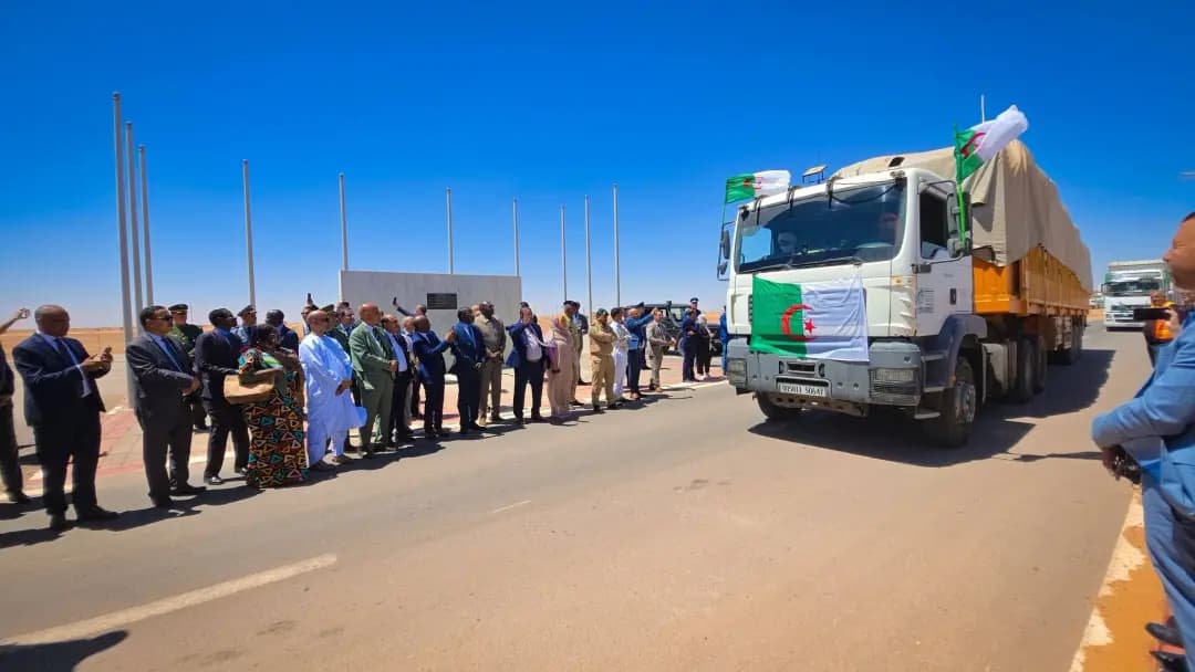 Lancement d’une opération d’exportation de 33 cargaisons de produits vers la Mauritanie