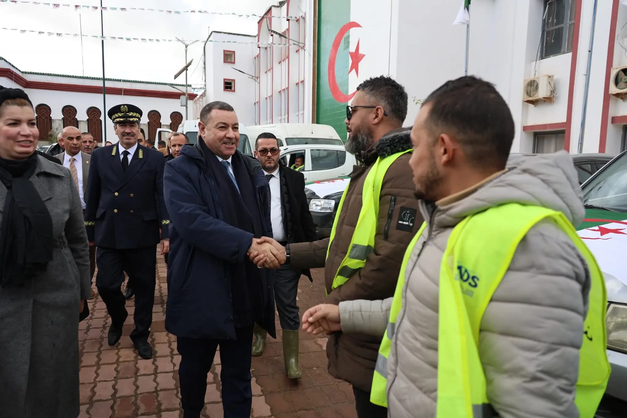 Le ministre de l’Intérieur, des Collectivités locales et des Transports inspecte les dégâts causés par les intempéries