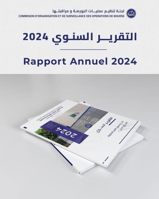 La COSOB publie son rapport 2024 : une "transformation profonde" du marché financier algérien  