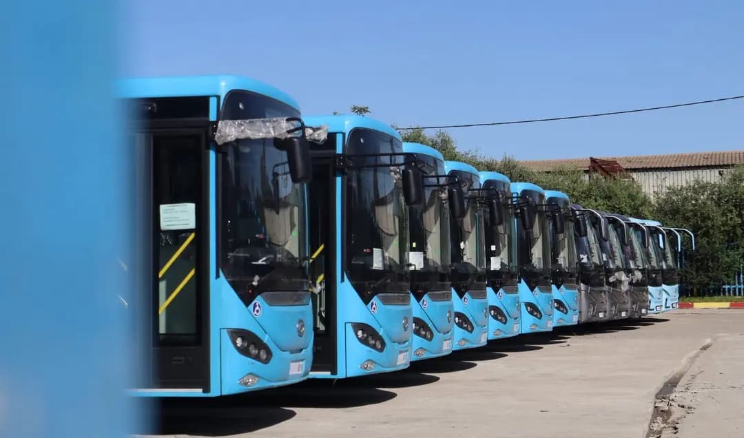 L'ETUSA réceptionne 102 bus