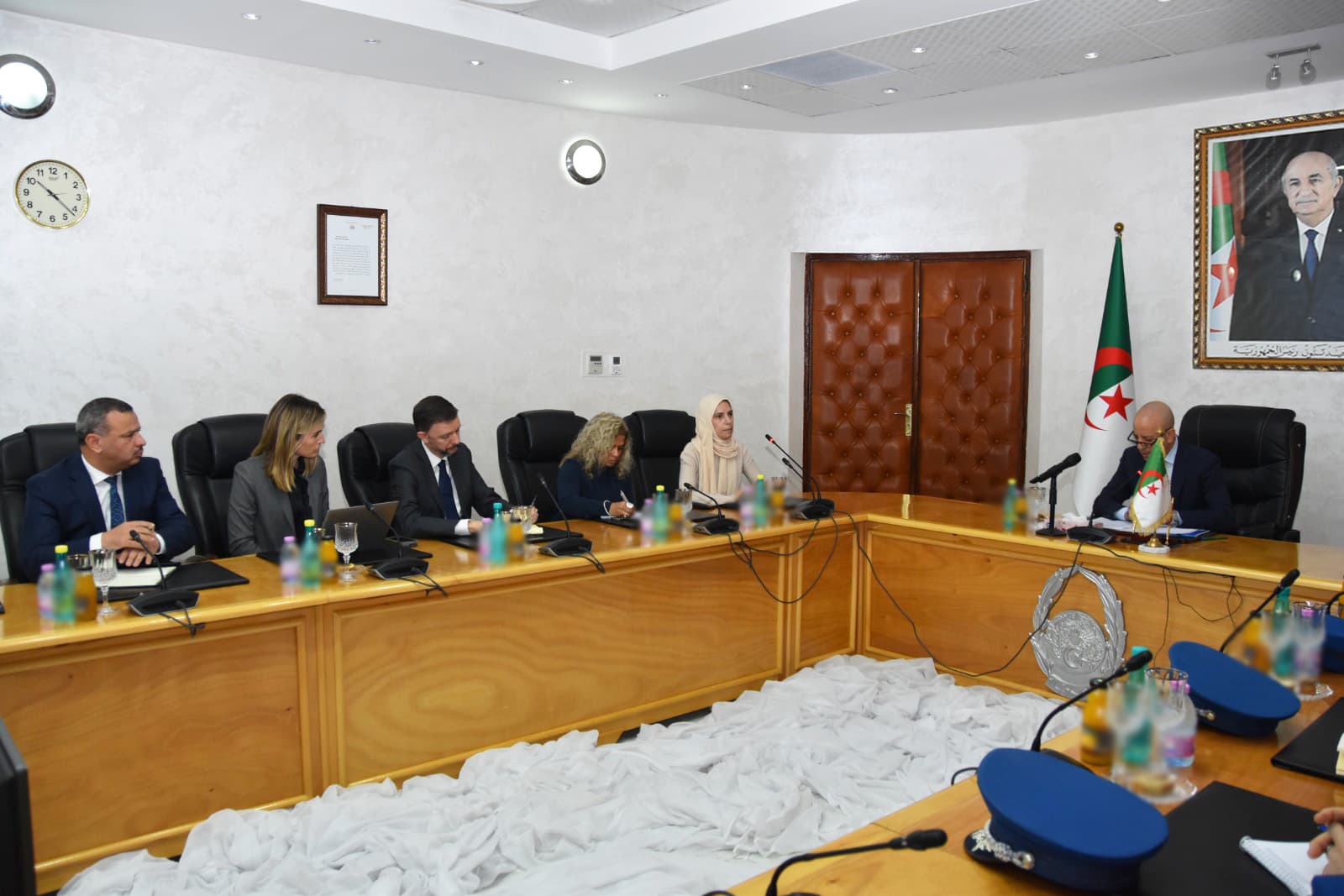 Badaoui reçoit une délégation d'INTERPOL