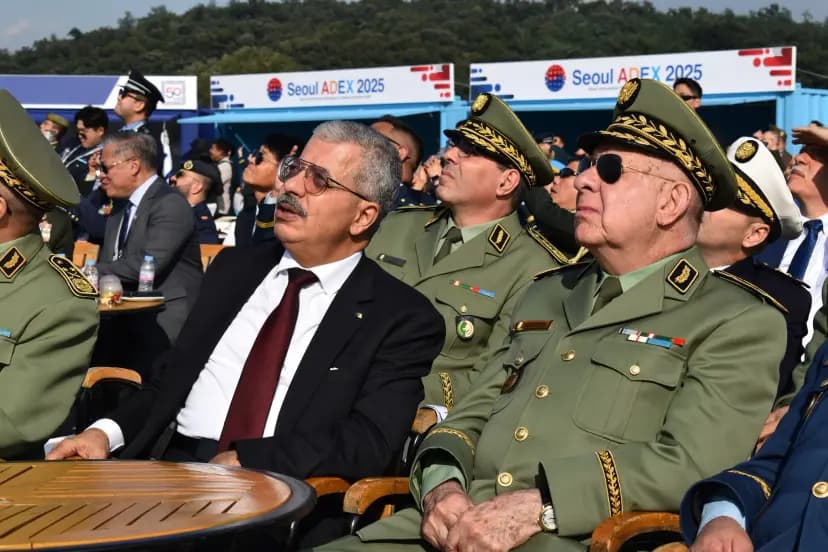 Le Général d’Armée Chanegriha assiste en République de Corée à une exhibition aérienne dans le cadre de l'ADEX-2025