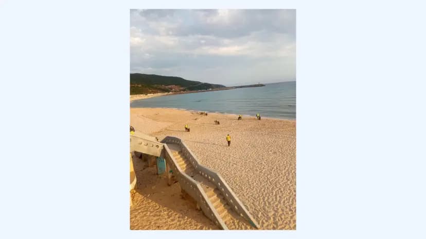 Poursuite des préparatifs et des opérations d'aménagement des plages et des espaces récréatifs