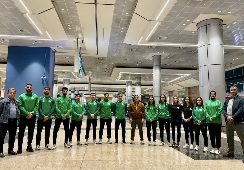 Arrivée de la sélection algérienne de karaté au Caire