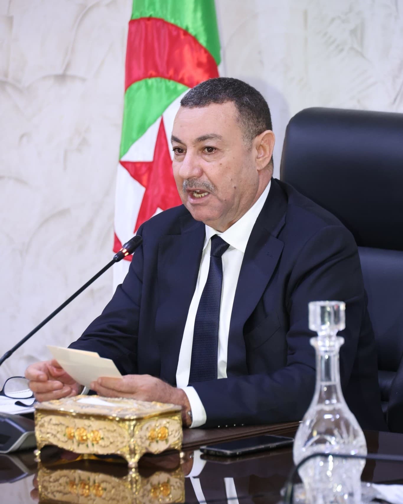 Le ministre de l'Intérieur, des Collectivités locales et des Transports, Saïd Sayoud